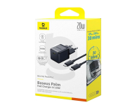 Baseus Ładowarka sieciowa 20W z kablem Mini USB-C 60W 20V/3A 1m - 1502073 - zdjęcie 4